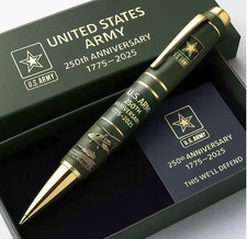 US Army 250th Anniversary Commemorative Pen (1775–2025) – Military Collectible