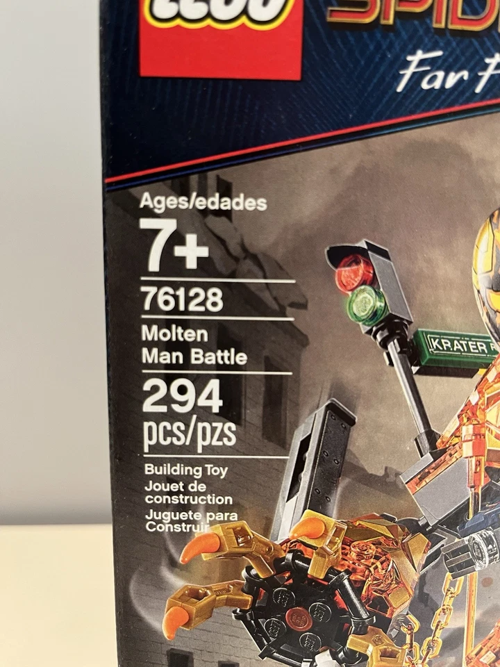Новый LEGO 76128 расплавленный человек битва Spider-Man вдали от дома Mysterio, SIB, снят с производства - Изображение 3 из 4