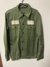 Wackomaria Guilty Parties Military Shirt Jacket XL Patchwork Print