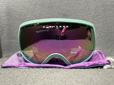 Blenders Eyewear Snow Goggles Mint And Purple Hard To Find Pair With Carry Bag