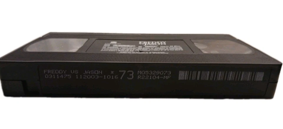 Freddy vs Jason VHS Tape Horror Slasher Robert Englund Preowned RARE Movie - Image 4 of 4