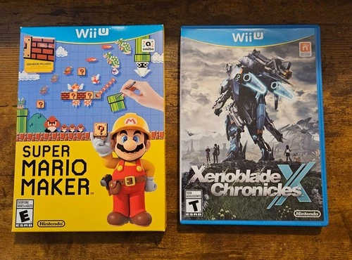 New ListingSuper Mario Maker and Xenoblade Chronicles X (Nintendo Wii U) Both CIB