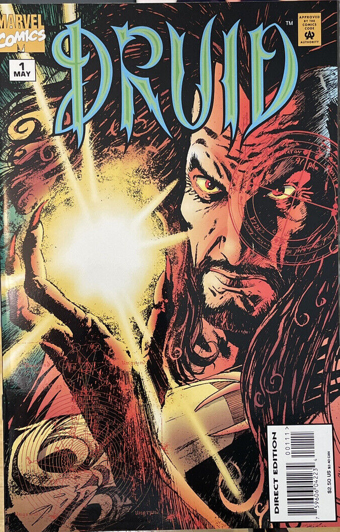 DRUID #1:  "Sid of This".  MAY 1995, Marvel Comics.  NM Condition (box14)