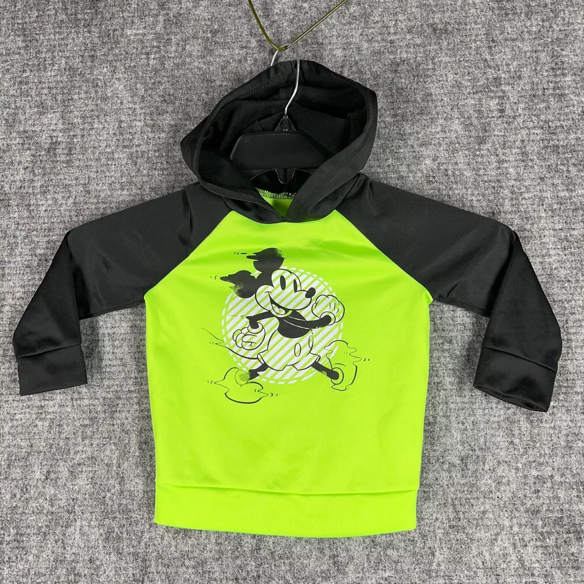 Mickey Mouse Disney Hoodie 18 Months Child Hooded Pullover Sweatshirt Pockets