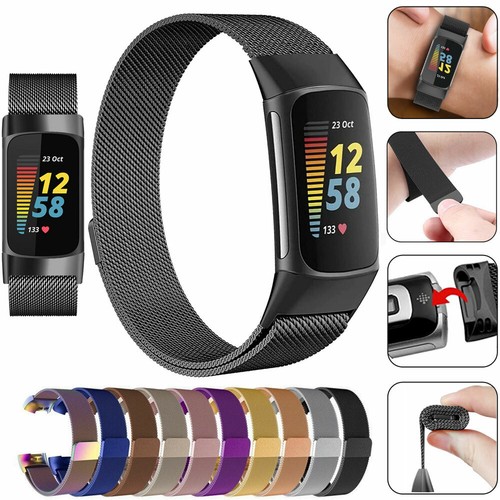 Bracelet De Rechange Pour Fitbit Flex 2 – Silicone Souple Avec Boucle Acier Inoxydable – Tour De Poignet 17 à 22 Cm – Noir Et Couleurs Au Choix