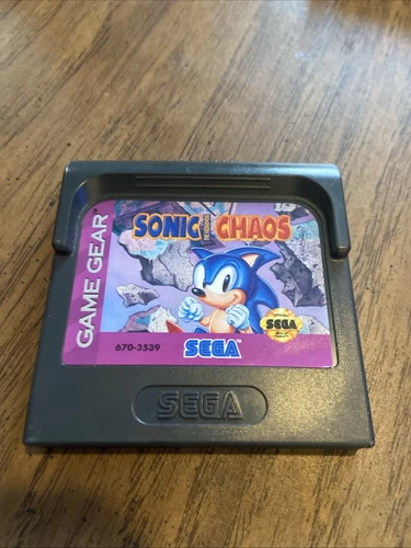 Sonic Chaos (Sega Game Gear, 1993) Untested