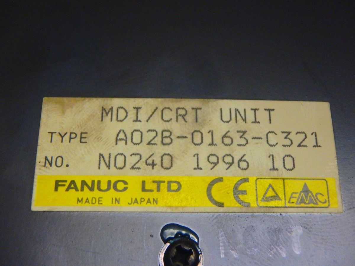 FANUC SERIES 15-M MONITOR_MDI/CRT UNIT_A02B-0163-C321_D12CM