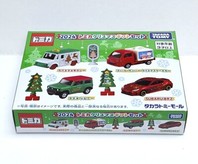 TOMICA Christmas Gift Set 4 Model 2024 Nov New TOMY JIMNY SUBARU