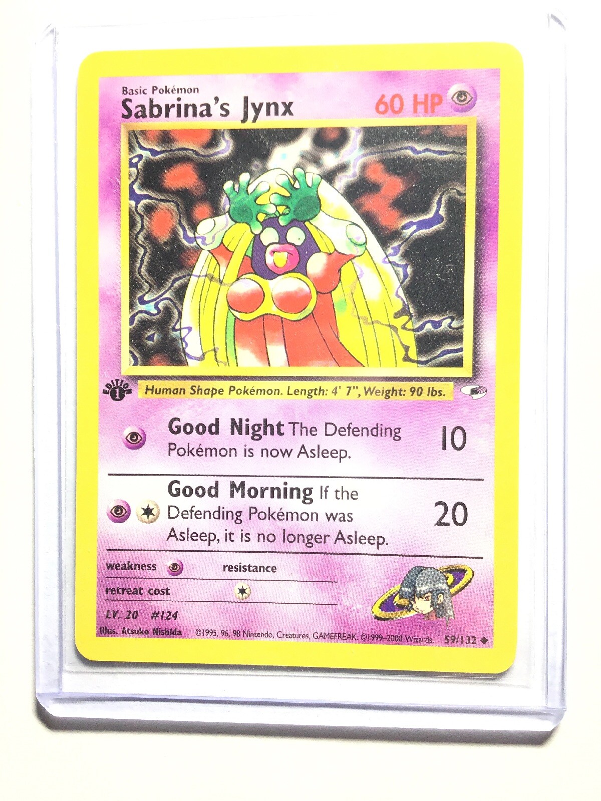 SABRINA’S JYNX - 1st Edition Gym Heroes  - 59/132 - Uncommon - Pokemon - NM