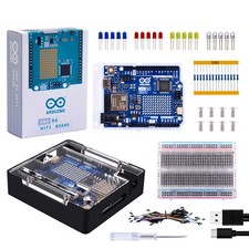 Student starter kit With Arduino UNO R4 WiFi Metal Case LED