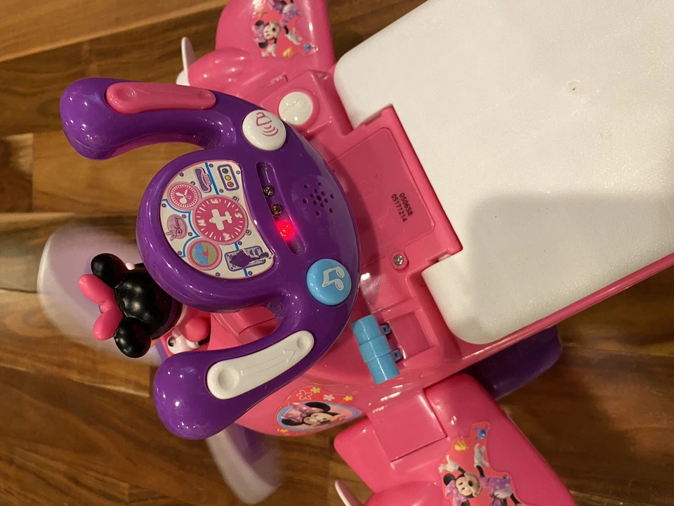 KIDDIELAND DISNEY MINNIE MOUSE AVIÓN DE ACTIVIDAD MUSICAL ILUMINADO Foto 4 de 4