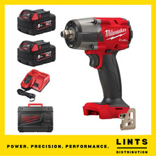 Milwaukee M18FMTIW2F12-502X 18V FUEL Gen 2 1/2” Impact Wrench - 2x 5Ah