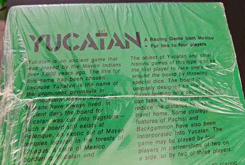 Vintage Yucatan Racing Game Reiss 1974 Rare New Old Stock Sealed Never Opened - Picture 7 of 20