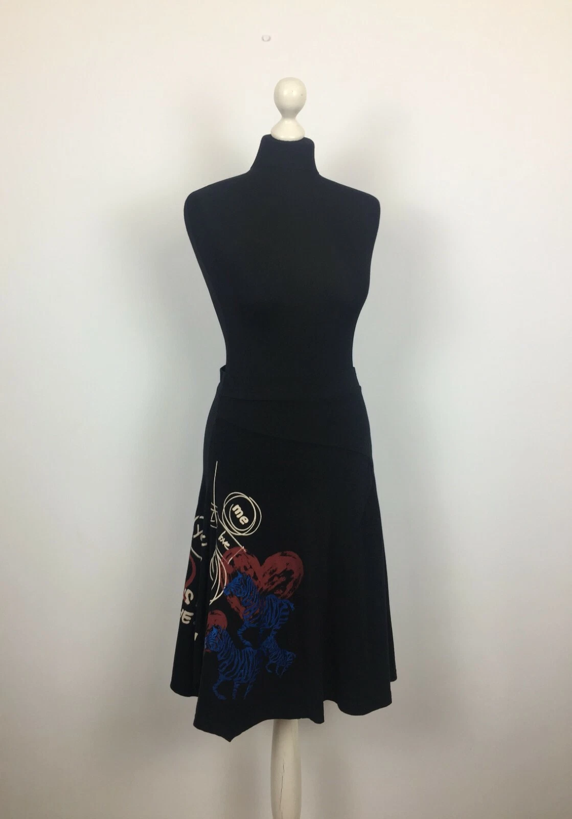 DESIGUAL Women's Skirt 100% Cotton Size S