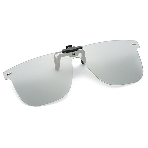 Polarized Clip On Sunglasses Stylish Rimless Sunglasses for Prescription Glasses - Picture 17 of 22