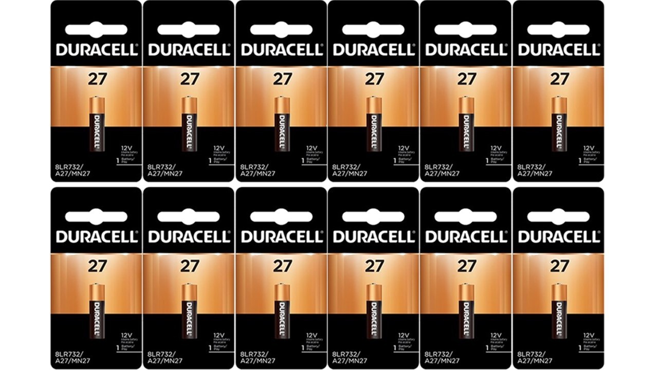2 Batterie Duracell MN27 27A 12V - Per Orologi E Dispositivi Elettronici