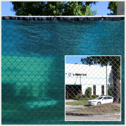 50' Fence Privacy Screen Heavy Duty Fencing Mesh Shade Net Cover Yard Windscreen - Picture 11 of 41
