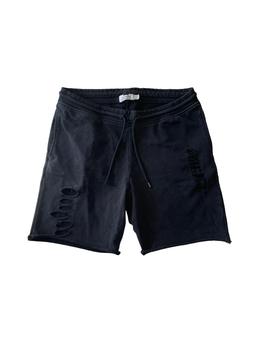 Topman black shorts sale