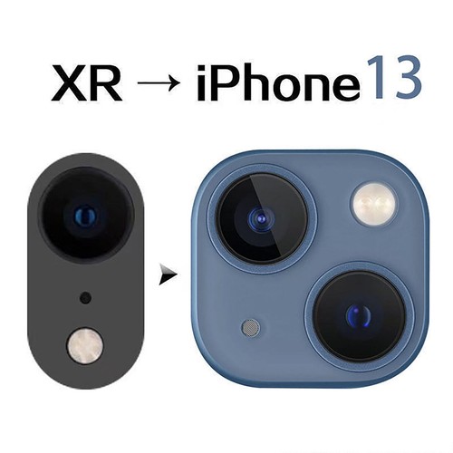 Phone Metal Lens Film Change XR To 13 Mini Lens Protective Ring for iPhone XR - Zdjęcie 11 z 17