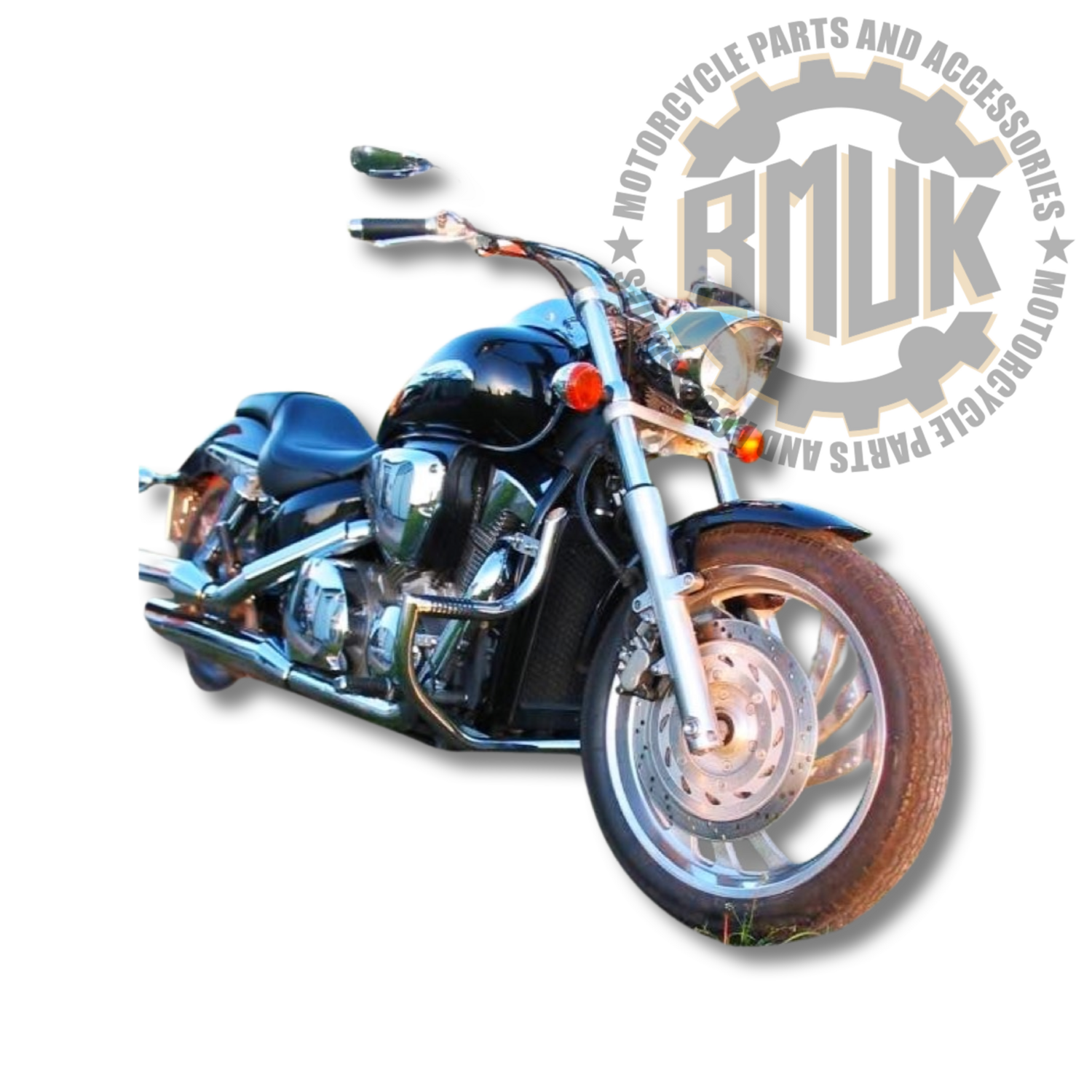 Honda VTX 1300 Custom (C) Highway Crash Bar Engine Guard with Builtin