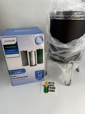 Purewell Countertop Gravity Water Filter 2.25 Gallons Titanium Grey (black)