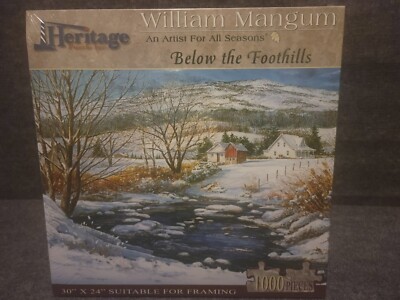 Heritage 1000 Piece Puzzle William Mangum BELOW THE FOOTHILLS