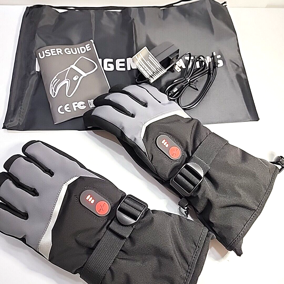 Battery Heated Ski Gloves M Intelligent Heating Gloves For Men