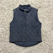 Women’s Medium Blue Riding Sport Quilted Horseback Riding Vest