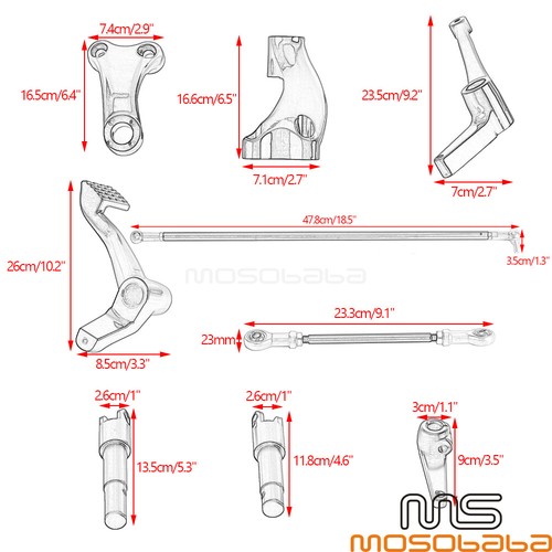 Black Forward Controls Pegs Kit For Harley Sportster 883 1200 04-13 XL883N Iron - Picture 2 of 9