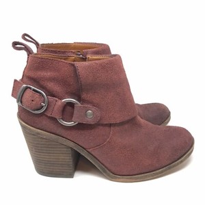 lucky brand burgundy booties