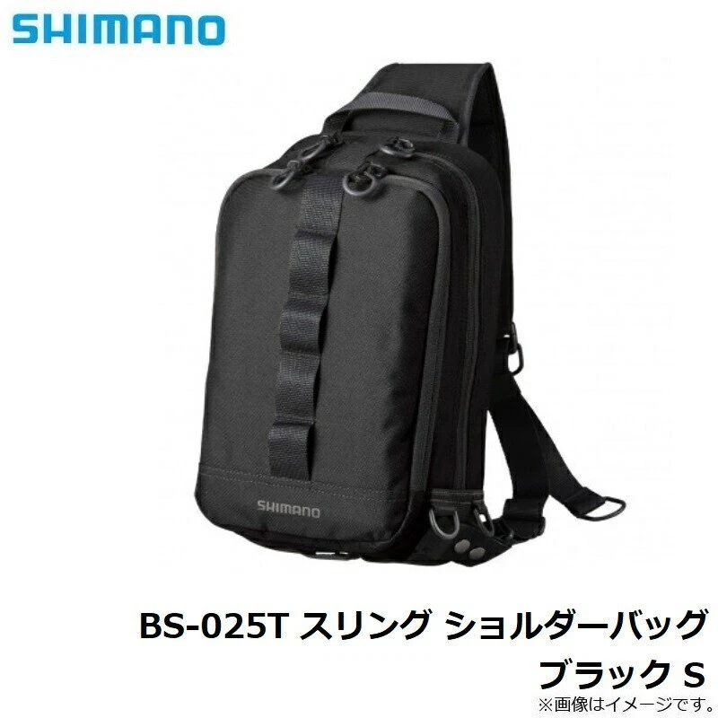 SHIMANO Fishing Bag Sling Shoulder Bag BS-025T Black M size