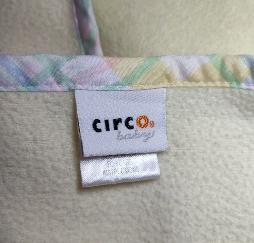 De Colección Circo Bebé Amarillo Elefante Jirafa León Vellón Manta Mariposa Objetivo Difícil de Encontrar Foto 2 de 4