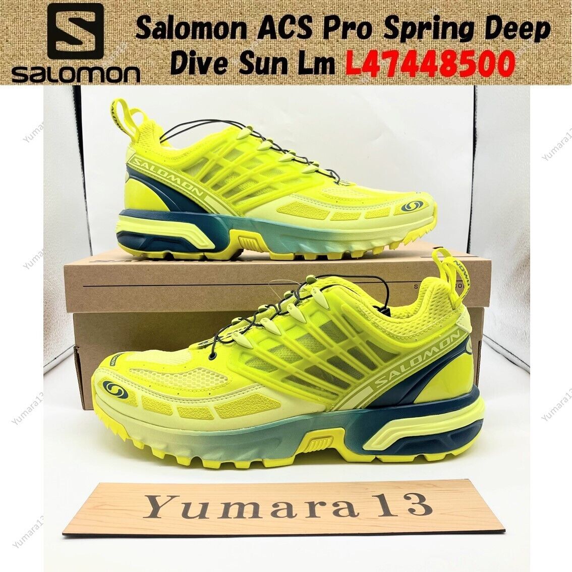 Salomon ACS Pro Spring Deep Dive Sun Lm L47448500 Men's Size Salomon ACS Pro Spring Deep Dive Sun Lm L47448500 Men's Size