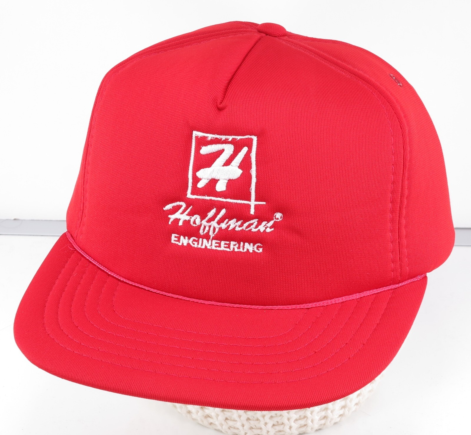 Hoffman Engineering Hat red foam snapback vintage… - image 2
