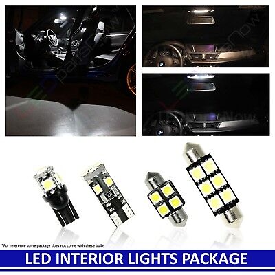 For 2004-2008 Chrysler Crossfire LED Lights Interior Package Kit WHITE 4PCS