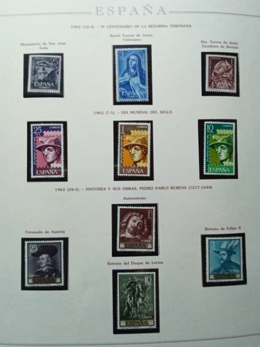 Spain 1962, Rubens Teresiana, 3 Complete Series New MNH**, Ed 1428 1431 1434