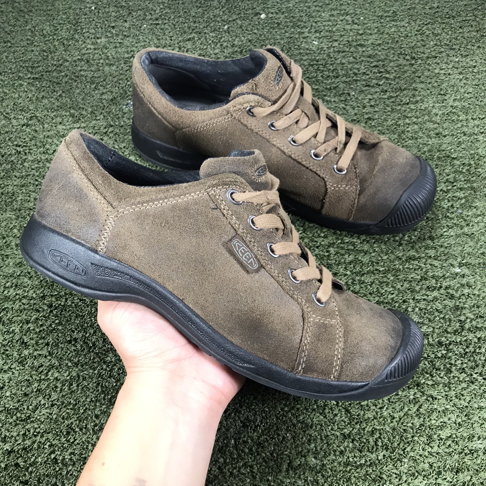 Scarpe stringate Keen Reisen stringate Oxford marroni a cascata donna 8 5 1011445