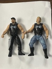 NEW AGE OUTLAWS BILLY GUNN ROAD DOGG JESSE JAMES wwf TAG TEAM wrestling JAKKS