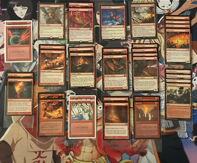 mtg-red-dragon-35-card-deck-rare-uncommon-damage-destroy-land-m-nm