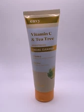ENVY Vitamin C & Tea Tree * Brightening *  Facial Cleanser 6.75 fl oz