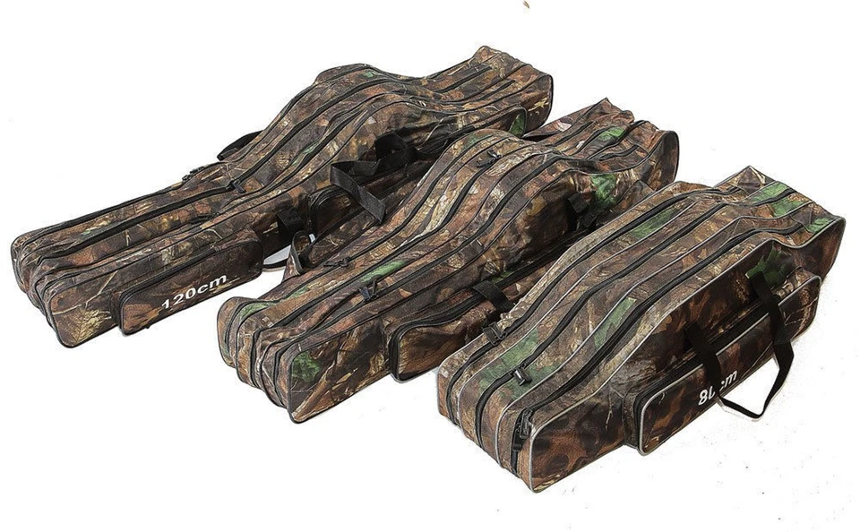 Angeltasche Rutentasche Rutenfutteral Angelkoffer Anglertasche Tasche box (3fach