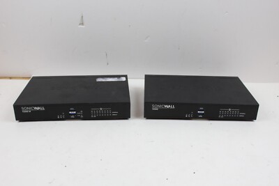 Lot of 2 SonicWALL TZ500 w Firewall NO POWER CABLES