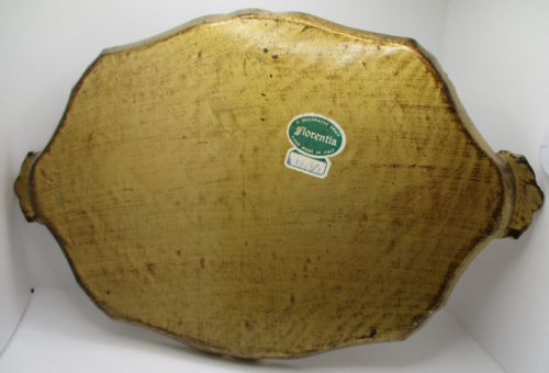 Florentia Gold & Grafik Holz Serviertablett Florenz, Italien 14 x 9 - Bild 5 von 9