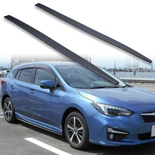 FYRALIP Matte Black Side Skirt Extension Panel Lip For Subaru Impreza Sport GT