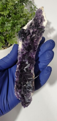 Purple Window Flourite Crystal Mineral Specimen 182g - Picture 3 of 11