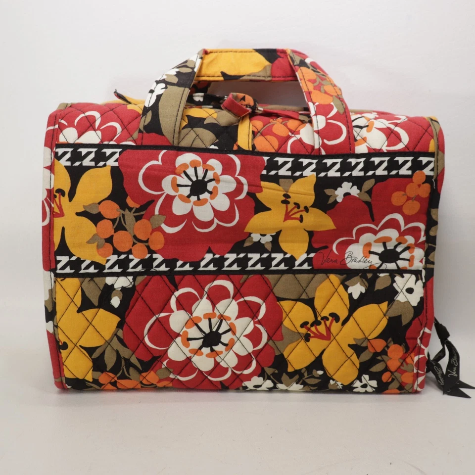 Vera Bradley Travel Bag Case Hanging Bittersweet Floral Trifold Organizer - Image 2 of 4