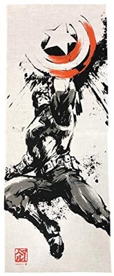 Marushin Hand Towel Marvel Captain America Sumi-e Style/Captain America 100%
