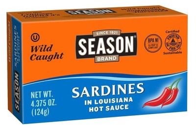 Canned Sardines in Hot Sauce - High Protein & Omega-3, 12-Pack Luxury Snacking
