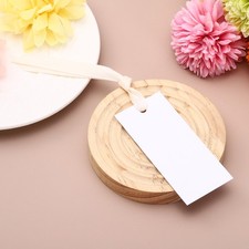 25Pcs 1.57 x 3.54 Inch Blank Wedding Place Card for Dinner Banquet, Beige