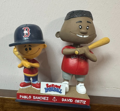 Red Sox Backyard Baseball Pablo Sanchez David Ortiz Fenway Exclusive Bobblehead